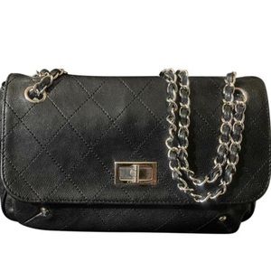 rare Chanel reissue flap bag caviar with card & copy of original receipt